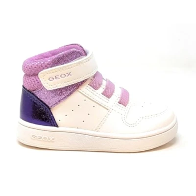 Image of Geox Baby B ECLYPER Girl A Sneaker, 3 UK Child White