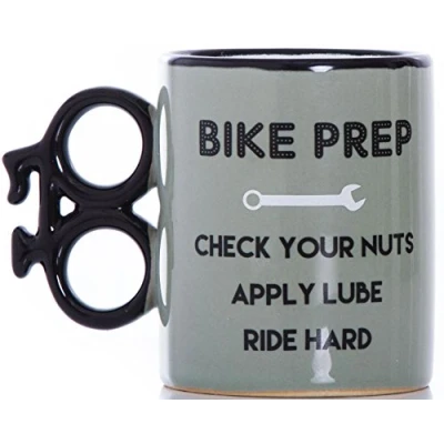 Image of Boxer Gifts Funny Cycling Gift Mug Bike Prep Novelty For Men Cyclists Mountain Biking Presents