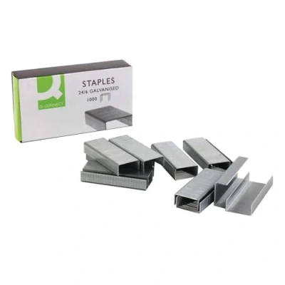 Image of Q Connect 24/6 Metal Precision Engineered Staples (1000 Pack)