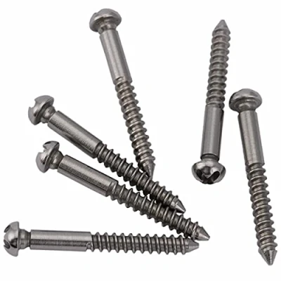Image of Musiclily Ultra 33X3.5mm Stainless Steel Tremolo Bridge Screws for PRS Style Electric Guitar, Original Color (Set of 6)