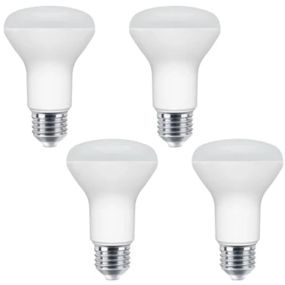 Image of Long Life Lamp Company 4 x 7w R63 LED E27 Replacement for Reflector Light Bulb Warm White