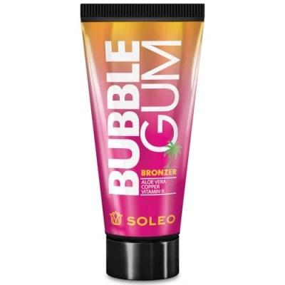 Image of Soleo Bubble Gum bronzing sunbed tanning lotion cream (150ml tube)