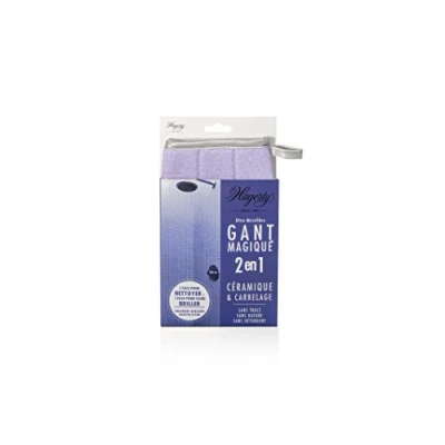 Image of HAGERTY microfibre glove tiles &amp; Ceramics 23 x 13 cm I Cleaning for and ceramic surfaces like bathtub shower tray Scratch free lint Without chemicals