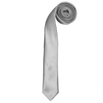 Image of Premier Tie Mens Slim Retro Work (Pack of 2) (Silver) One Size