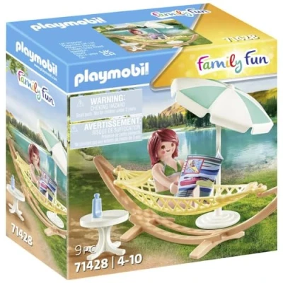 Image of Playmobil 71428 Family Fun Beach Lounger, Outdoor Toy and Imaginative Role Play, PlaySets Suitable for Children Ages 4+