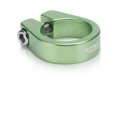 Image of XLC Unisex 2502064318 Clamping Ring Seat Post, Green, 3.2 x cm