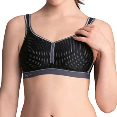 Image of Anita Women&#039;s Sports Bra Performance 5566 Black/Anthracite 38F