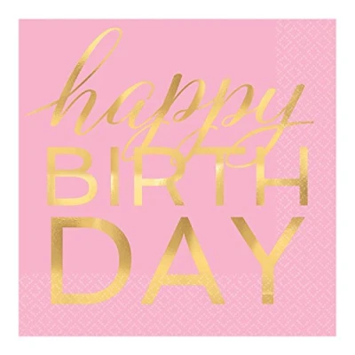 Image of (PKT) 16 Pk Confetti Fun Luncheon Napkins 33cm