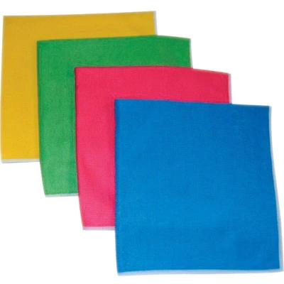 Image of C120 Absorbent Red/Pink Cloths, Pack of 5