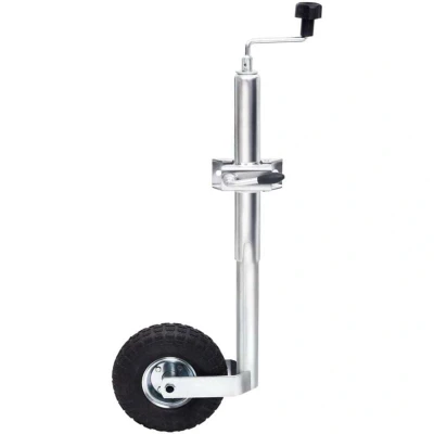 Image of vidaXL Jockey Wheel for Trailer with Split Clamp 48 mm Galvanised Steel