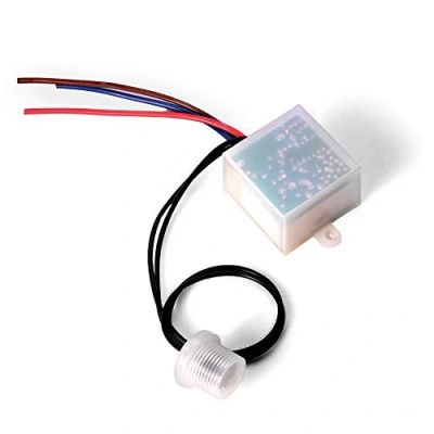 Image of Outdoor Light Control Switch Dusk Dawn Day Night Photocell Sensor IP54 IP55 IP65 Exterior Lighting Auto On Off Energy Saving Outside Mounting Waterproof (HSPC2)