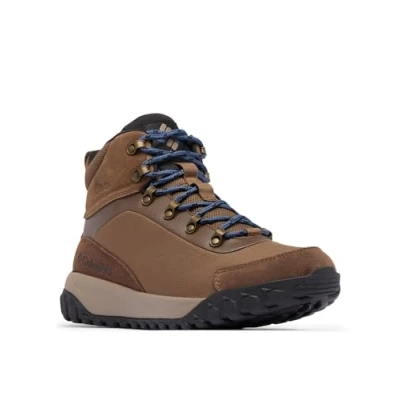 Image of Columbia Burnsider Waterproof Hiking shoes, Men&#039;s, Size: 6, Dark brown/dark mountain shoes