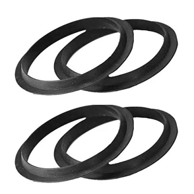 Image of Pack of 4 O Rings Sink Waste Basin Click Plug Bathroom Pop Up Spare Seal, Lip Rubber Seal