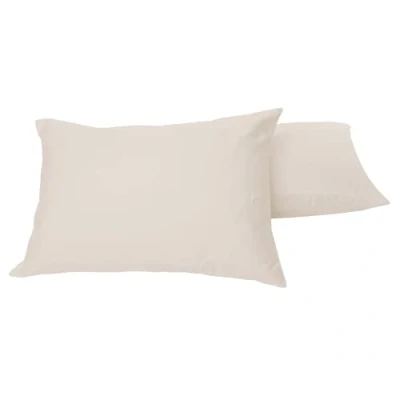 Image of Luxury 200 Thread Count Egyptian Cotton bedding Soft Pair Of Pillowcases (Mocha, Pillowcases: 50x75cm)