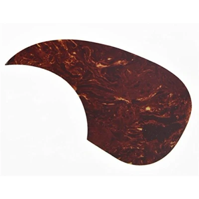Image of KAISH Vintage Tortise Teardrop Style Acoustic Guitar Pickguard Scratch Plate with Self Adhesive