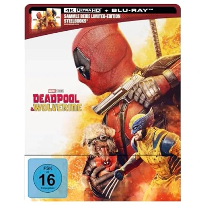 Image of Deadpool &amp; Wolverine UHD BD (Lim. Steelbook &#039;Deadpool&#039;)