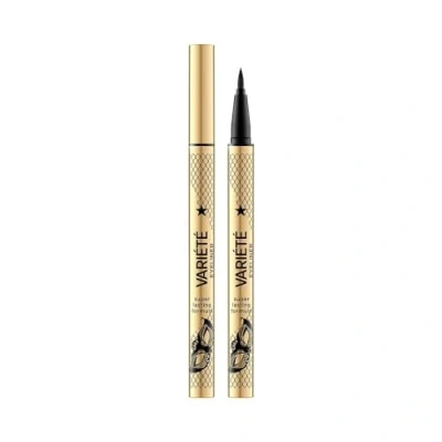 Image of Eveline Variete Waterproof Eyeliner Ultra Black with Fast Dry Formula 10ml