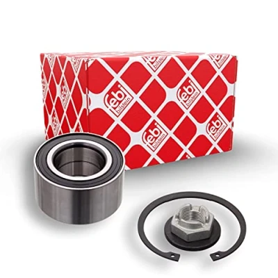 Image of 3S6J1K018AA Wheel Bearing kit FEBI BILSTEIN 102832 Front axle with nut retaining ring 72mm Angular Ball FORD: KA Hatchback