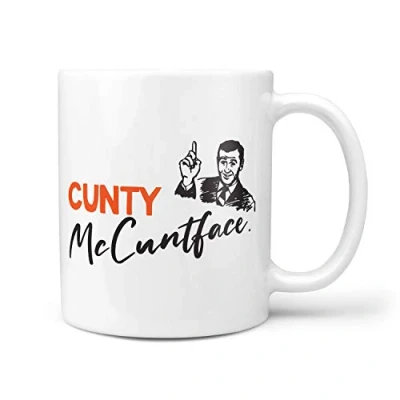 Image of TeHe Gifts Cunty McCuntface Funny Profanity Mug