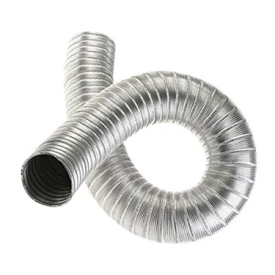 Image of Aluminium Flexible Hose 80mm / Length 2.5m Flexi Duct Air Ducting Pipe Flexipipe AL80mm