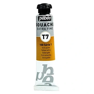 Image of Pébéo Paint Gouache 20 ml Tube Yellow Ochre