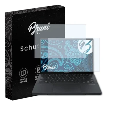 Image of Bruni Screen Protector compatible with Asus Zenbook Duo OLED UX8406 2024 Film, crystal clear Protective Film (Set of 2)