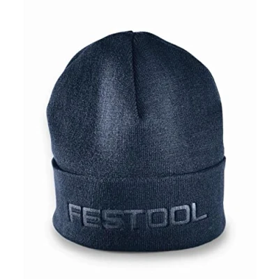 Image of Festool Embroidered Knitted Hat, Blue