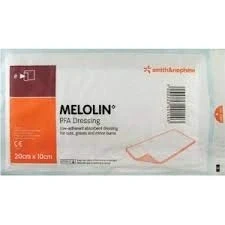 Image of Melolin Qty 5 20cm x 10 cm Individual Sterile Non Adherent Dressings