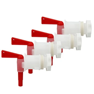 Image of PERA 4 Pack Plastic Bottling Bucket keg Spigot tap Faucet for Homebrew Wine Making Beer