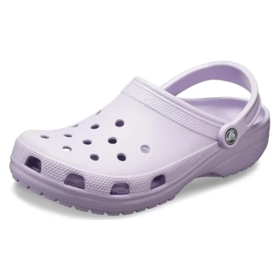 Image of Crocs Unisex Classic Clogs (Best Sellers) , Lavender,7 UK Men/ 8 Women