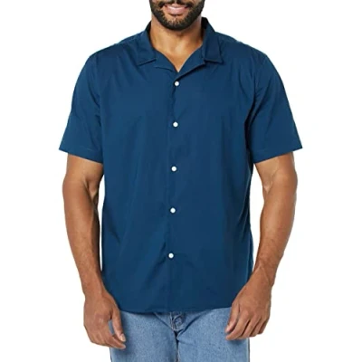 Image of Amazon Essentials Men&#039;s Standard Fit Vacation Shirt, Navy, XS