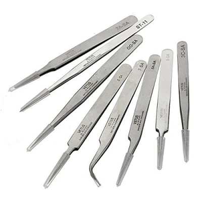 Image of Vetus Tweezer Non Magnetic Stainless Steel Pointed Tip ST 12