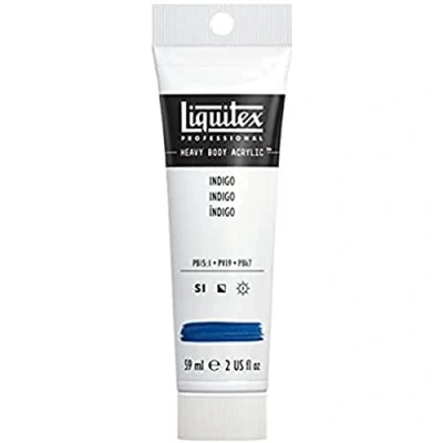 Image of Liquitex 1045208 Professional Heavy Body Acrylic Paint in Artist Quality with Excellent Light Fastness Butter Consistency, 59 ml Tube Indigo