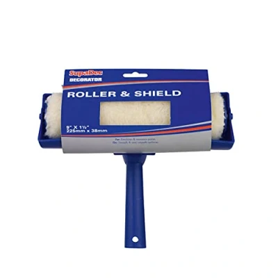 Image of Decorator Roller &amp; Shield (9&quot; x 1.5&quot; / 225mm 38mm)