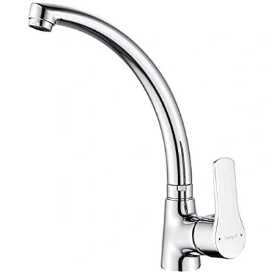 Image of Ibergrif M14157 Kitchen High Spout, Sink Tap, Chrome, Silver