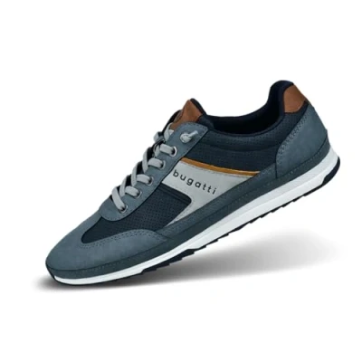 Image of bugatti Men&#039;s 321 a3a01 Lace up Shoes, Blue Dark Blue, 7.5 UK