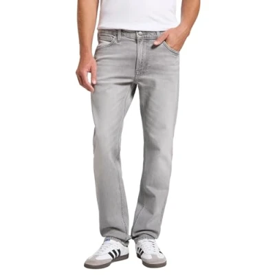 Image of Lee Daren ZIP FLY Straight leg jeans, Men&#039;s, Size: 32x32, Grey denim