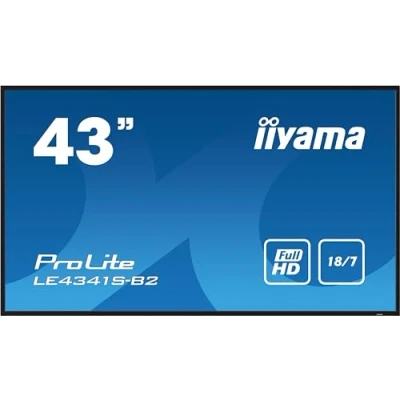 Image of iiyama 43 1920x1080, IPS panel, 1% Haze, Landscape mode, W128844329 (Haze, Speakers 2x 10W, VGA, 3x HDMI, 350cd/mý, Media Play USB Port, Control LAN /)
