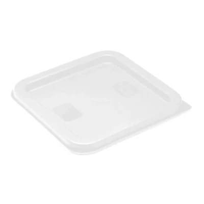 Image of Hygiplas Square Food Storage Container Lid White Small