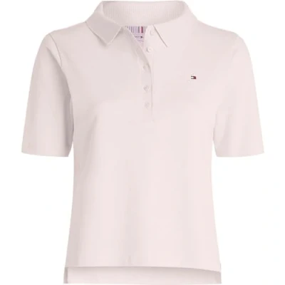Image of Tommy Hilfiger Women&#039;s 1985 Reg Pique Polo Ss Ww0ww37820 S/S Polos, Pink (Whimsy Pink), XS