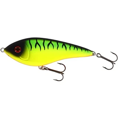 Image of Westin Swim, 12 cm 53 g suspending jerk bait for fishing pike and sander, spots, Firetiger,
