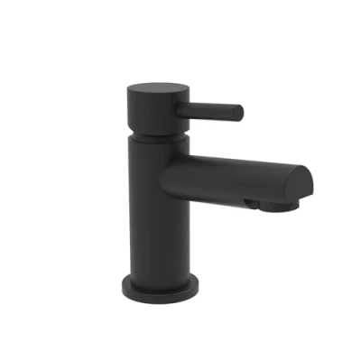 Image of Nes Home Bathroom Basin Mono Mixer Tap Matt Black