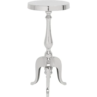 Image of Kare Design Side Table Barocco, Aluminium, Easy Assemble, Coffee Table, Three Legs, for Living Room, Bedroom 62x27x27 cm (H/W/D)