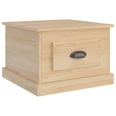 Image of vidaXL Coffee Table Dining Side End Sonoma Oak Engineered Wood