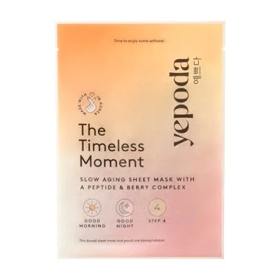 Image of YEPODA THE TIMELESS MOMENT Single Sheet Mask Moisturizing, Slow Aging Bio cellulose with Peptides &amp; Berries (25 ml)
