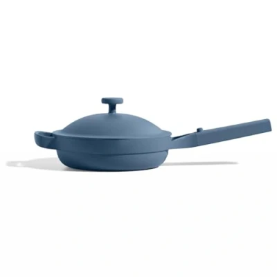 Image of Our Place Always Pan Mini 21.6 cm Nonstick, Toxin Free Ceramic Cookware Versatile Frying Pan, Skillet, Saute Stay Cool Handle Oven Safe Lightweight Aluminum Body Blue Salt
