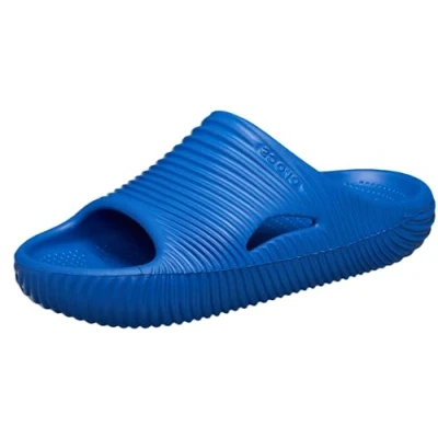 Image of Crocs Unisex Adult Mellow Recovery Slides, Blue Bold Tide, 10 UK Men / 12 Women