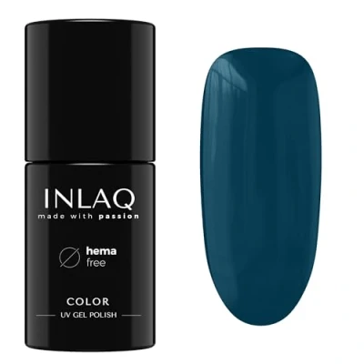 Image of INLAQ® HEMA free UV nail polish Proud Peacock 6 ml gel of varnish in different LED colours