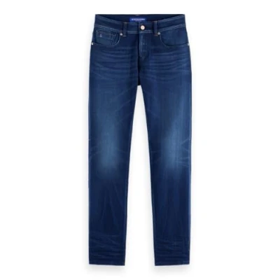 Image of Scotch &amp; Soda Herren Ralston Jeans, Abstraktes Blau 401, 38 W / 34 L