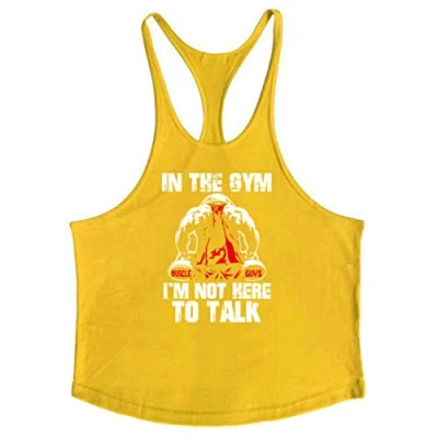Image of Gym Tops Pack Men&#039;s Vest with Soft Feel and Loose Cut Sleeveless T Shirt Muscle Tank